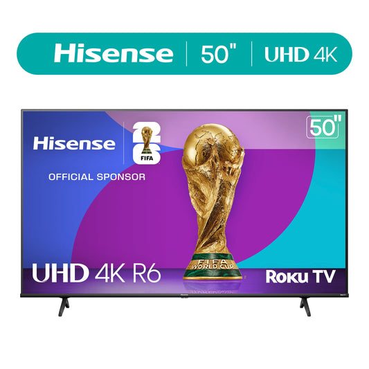 50" Class 4K UHD LED Roku Smart TV HDR 50R6E