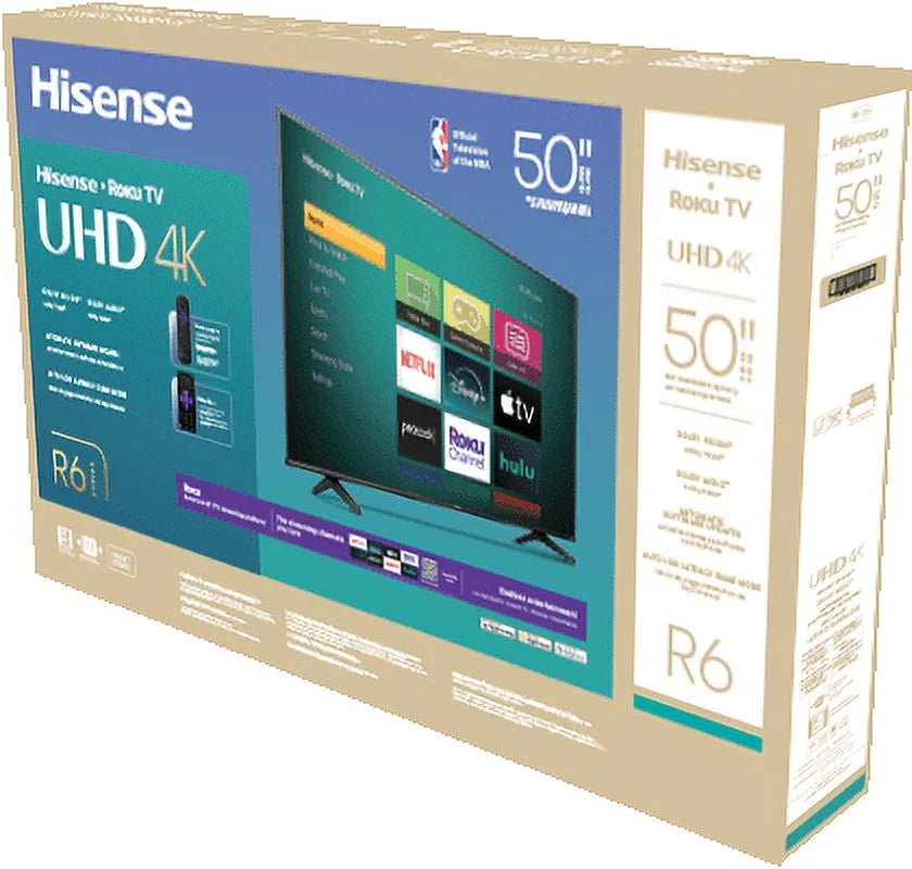 50" Class 4K UHD LED Roku Smart TV HDR 50R6E